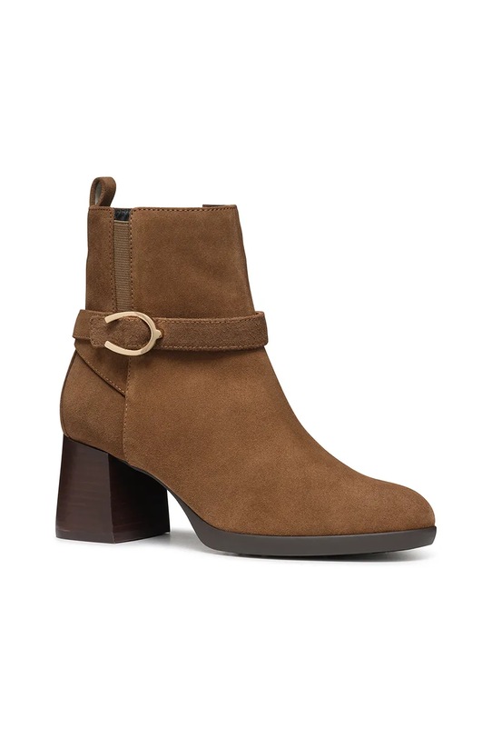 Semišové topánky Geox D WALK PLEASURE 55 D46XBA.00022.C6372 hnedá AW25