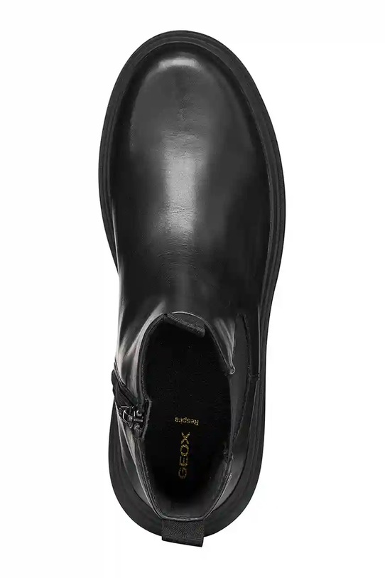 Geox botki skórzane D LAMIDIE + GRIP ABX D46XMD.00043.C9999 czarny