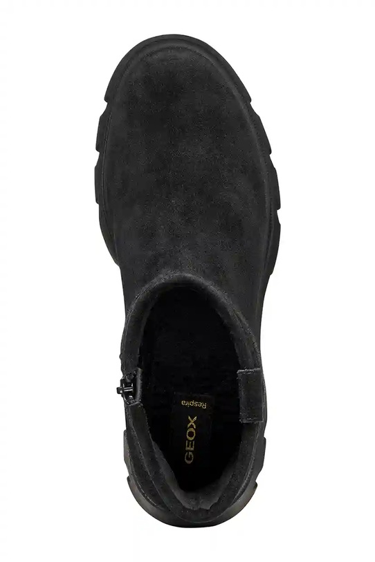 Gležnarji iz semiša Geox D PLUETTE D565MA.00022.C9999 črna