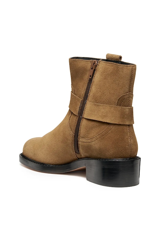 Geox botki zamszowe D NALVIA brązowy D565QB.00022.C6372