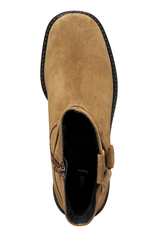 Geox botki zamszowe D NALVIA D565QB.00022.C6372 brązowy