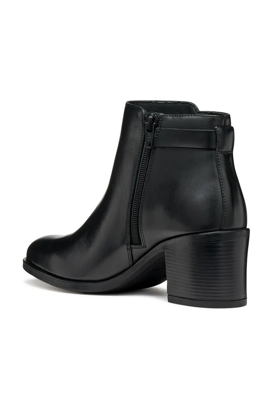 Geox cizme de piele D NEW ASHEEL negru D56FSA.00043.C9999