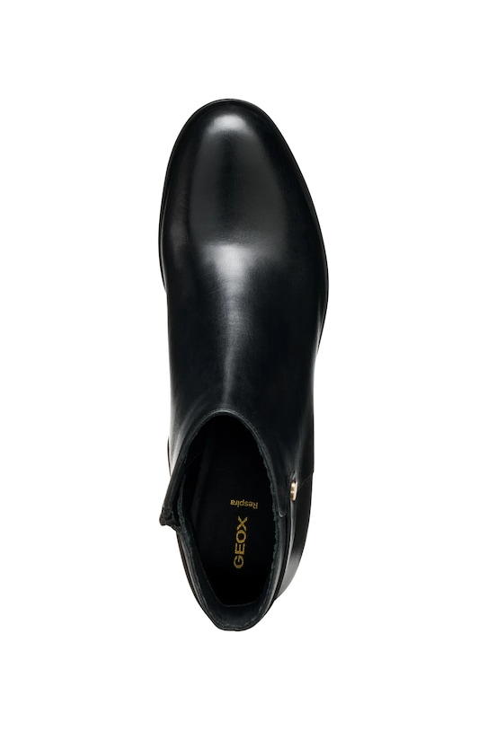 Geox cizme de piele D NEW ASHEEL D56FSA.00043.C9999 negru