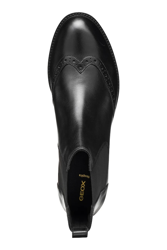 Geox cizme de piele D JAYLON 2 D56QAA.043NH.C9999 negru