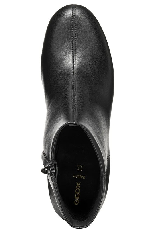 Geox cizme de piele D VIRNILISA 65 D56YYE.000TU.C9999 negru