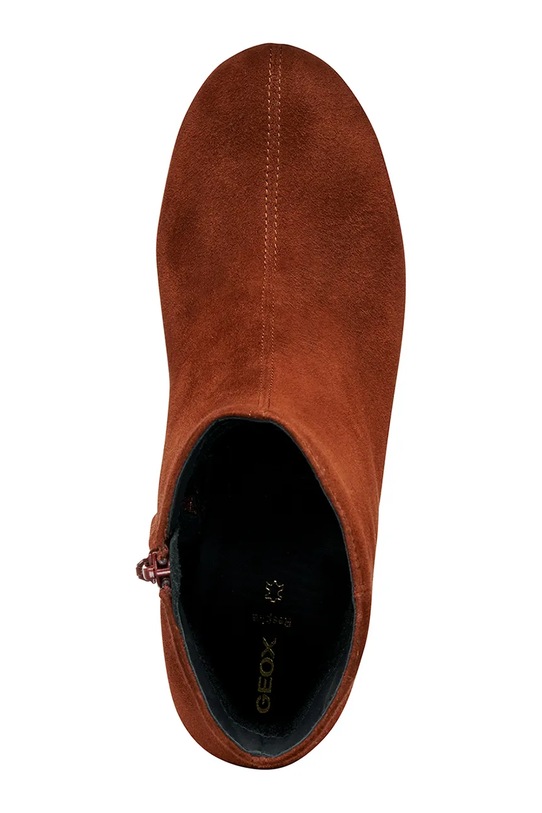 Geox botki zamszowe D VIRNILISA 65 D56YYE.000ZT.C6014 brązowy