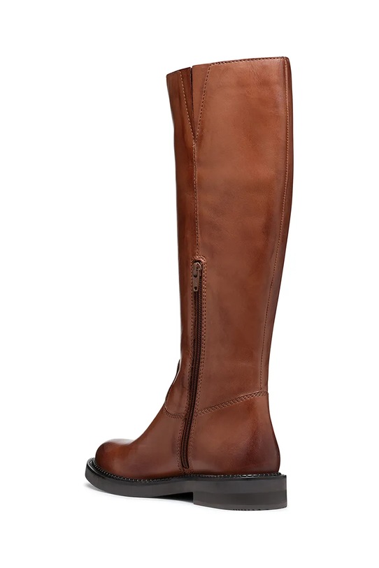Usnjeni elegantni škornji Geox D SERILDA rjava D46WYA.00043.C6002