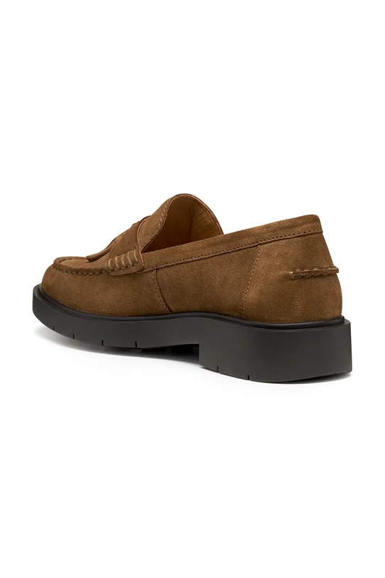 Semišové mokasíny Geox D SPHERICA EC1 hnědá D26QRC.00022.C6372