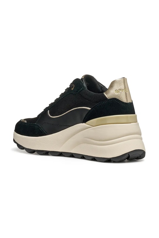 Geox sneakers D SPHERICA EC13 negru D45WAA.0MA22.C9999