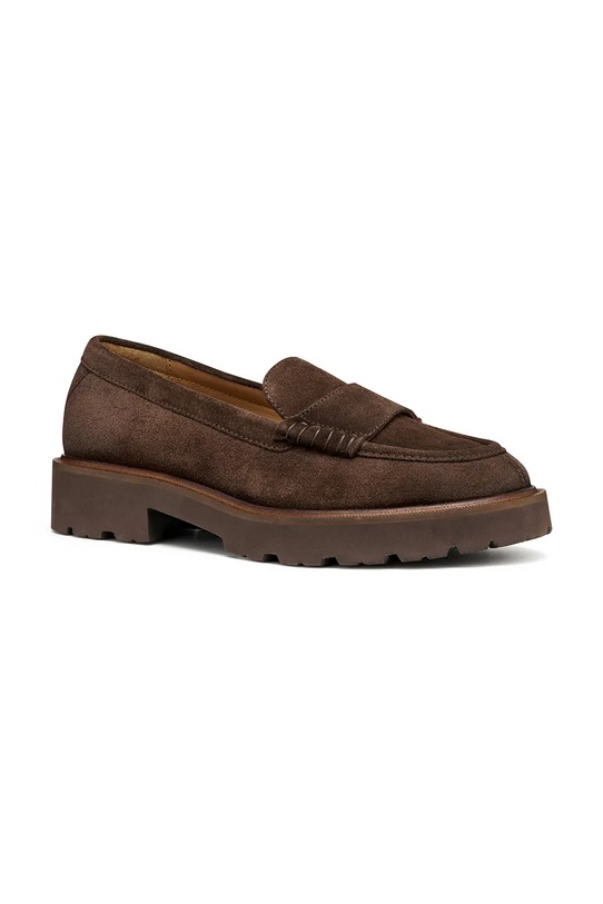 Kožené mokasíny Geox D NORIZE D564ZA.00022.C6006 hnědá AW25
