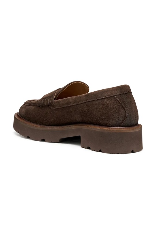 Kožené mokasíny Geox D NORIZE hnědá D564ZA.00022.C6006