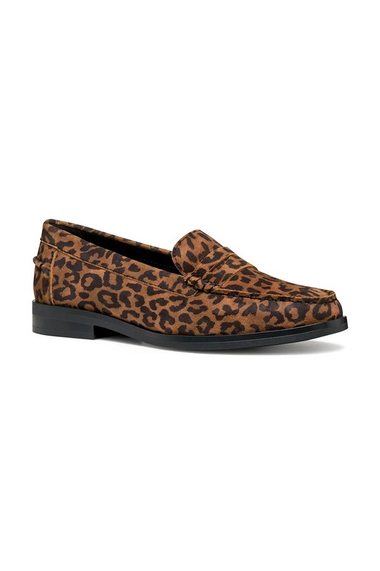 Kožené mokasíny Geox D CLORIDIE D56XGA.00007.C6001 hnědá AW25