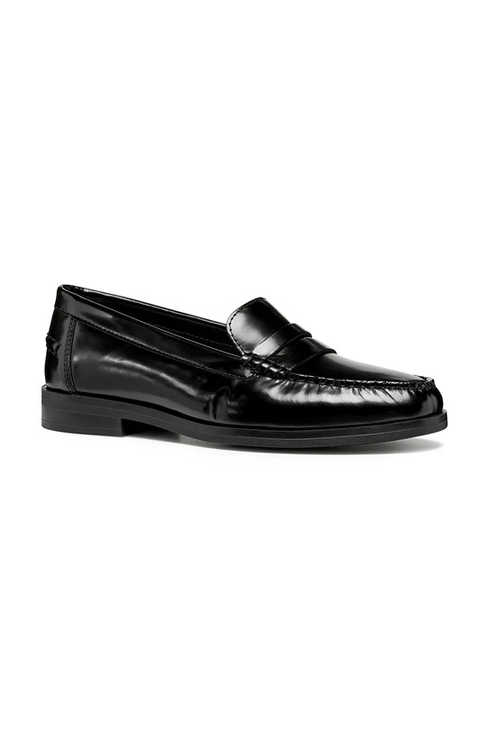 Usnjeni mokasini Geox D CLORIDIE D56XGA.00038.C9999 črna AW25