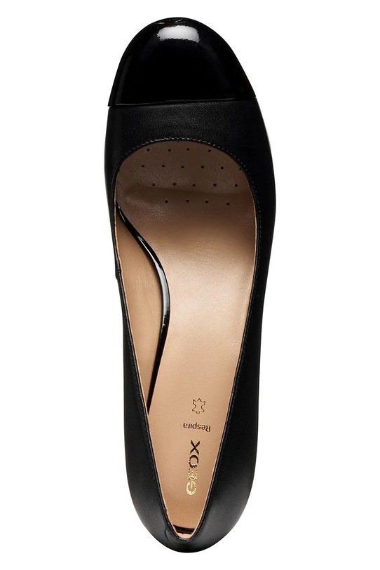 Geox pantofi de piele D VIRNILISA 65 D56YYC.0TU66.C9999 negru