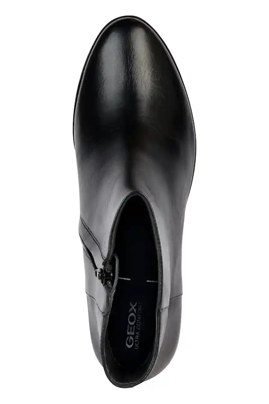 Geox botki skórzane D WALK PLEASURE 60 D36TEC.00043.C9999 czarny