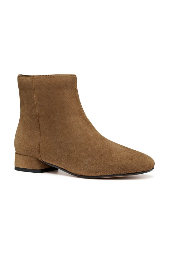 Semišové boty Geox D DHYALMA D561NA.000ZT.C6372 hnědá AW25