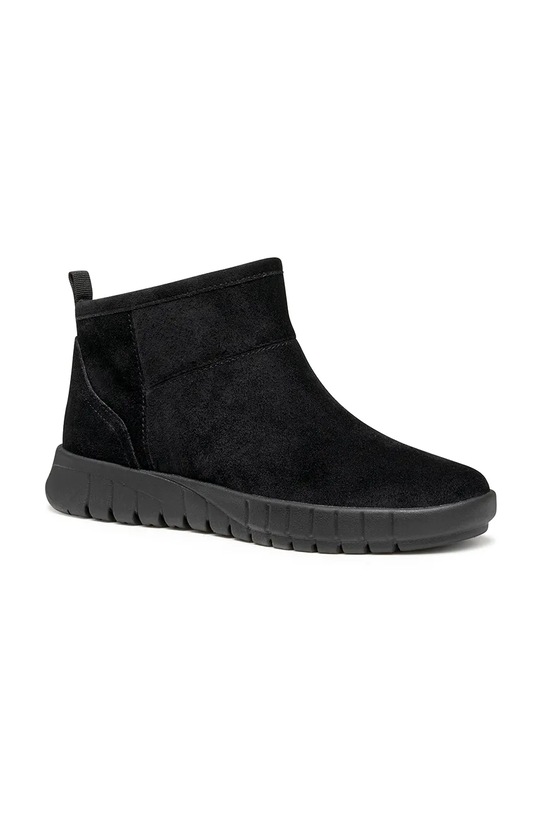 Geox cizme din piele întoarsă D FLEXTRIDE D569AA.00022.C9999 negru AW25