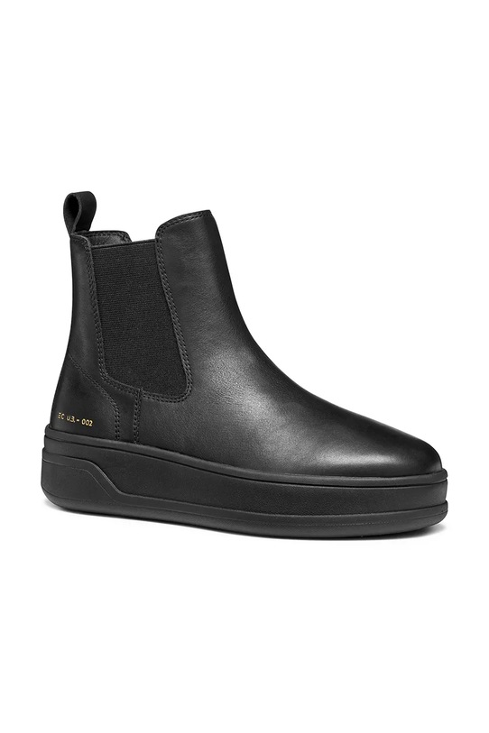 Geox botki skórzane D SPHERICA ECUB-2 D56WVA.00085.C9999 czarny AW25