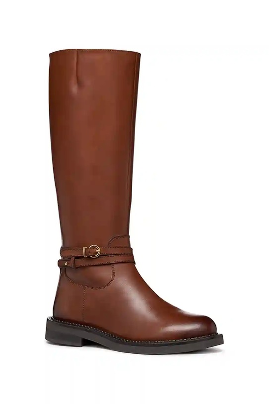 Geox kozaki skórzane D SERILDA D56WYA.00043.C6002 brązowy AW25