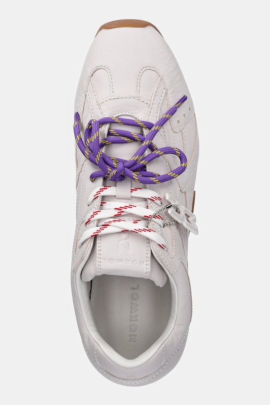 Nokwol sneakersy skórzane Atlas biały Atlas.White.Alco