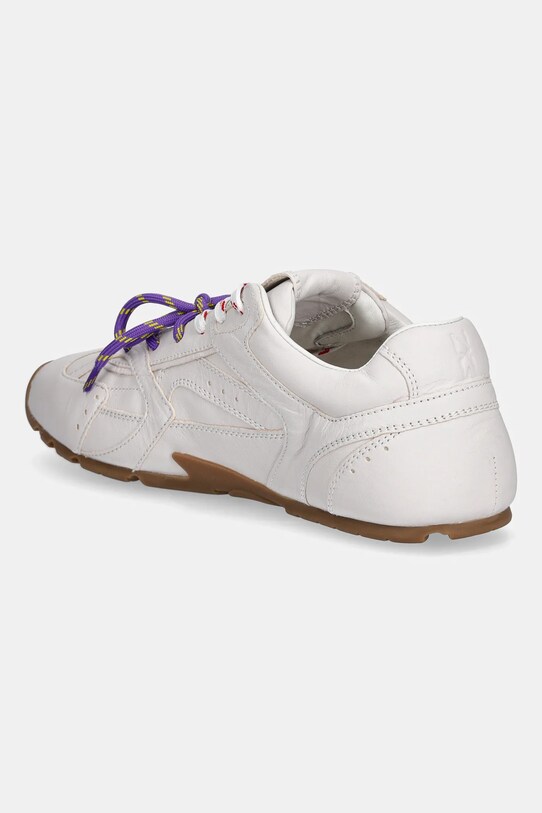 Obuwie Nokwol sneakersy skórzane Atlas Atlas.White.Alco różowy