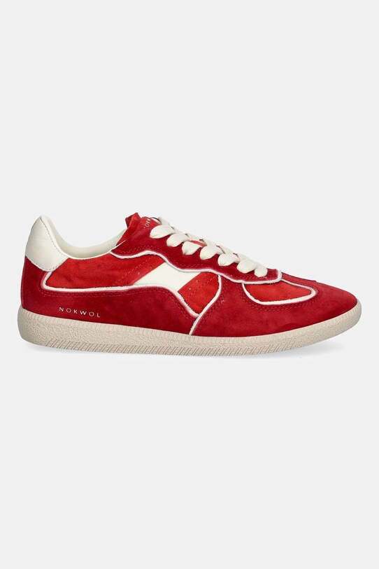 Nokwol sneakersy zamszowe August August.Red.Kid.Suede czerwony AW25