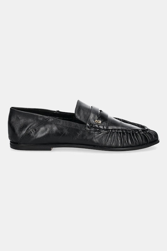 Nokwol mokasyny skórzane Mica Mica.Black.Eel czarny AW25