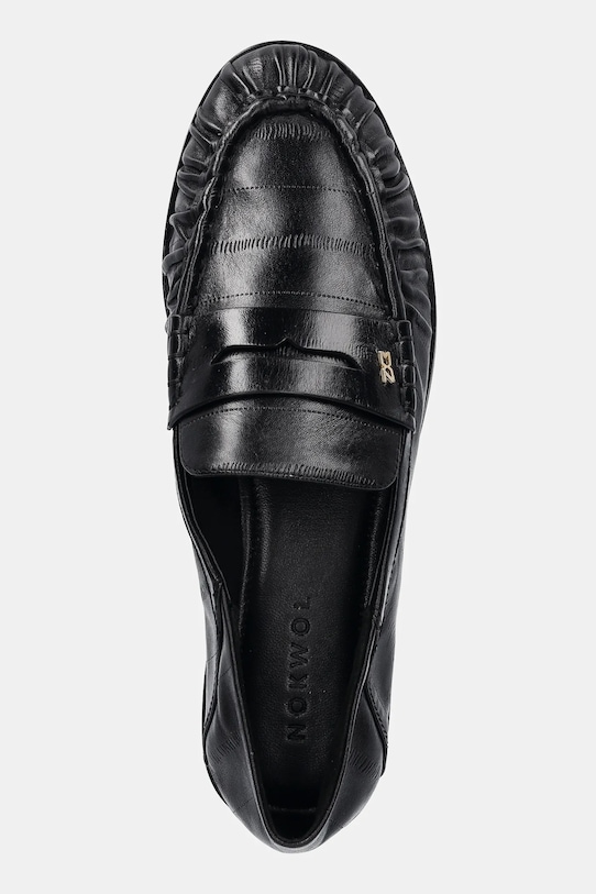 Nokwol mocassini in pelle Mica nero Mica.Black.Eel