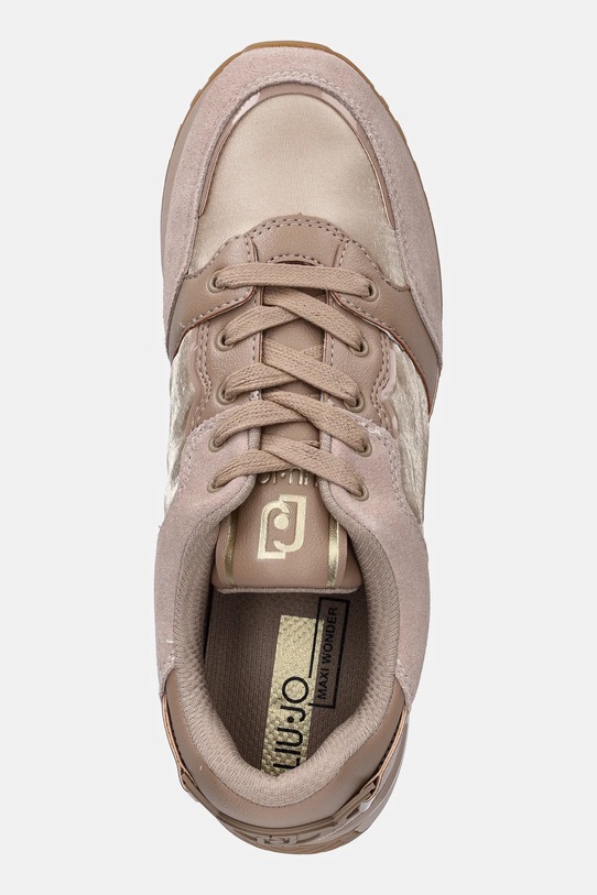Liu Jo sneakersy LIU JO MAXI WONDER 91 beżowy BF5005PX52251308