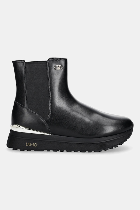 Шкіряні черевики Liu Jo LIU JO MAXI WONDER 95 BF5001PX24122222 чорний AW25