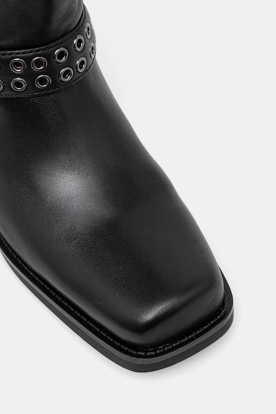 Usnjeni elegantni škornji Liu Jo ROXY 02 črna SF5049P010222222