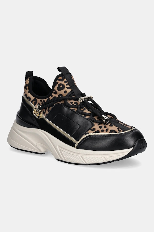 Liu Jo sneakersy LJ01 02 skóra zamszowa czarny BF5019PX791S1068