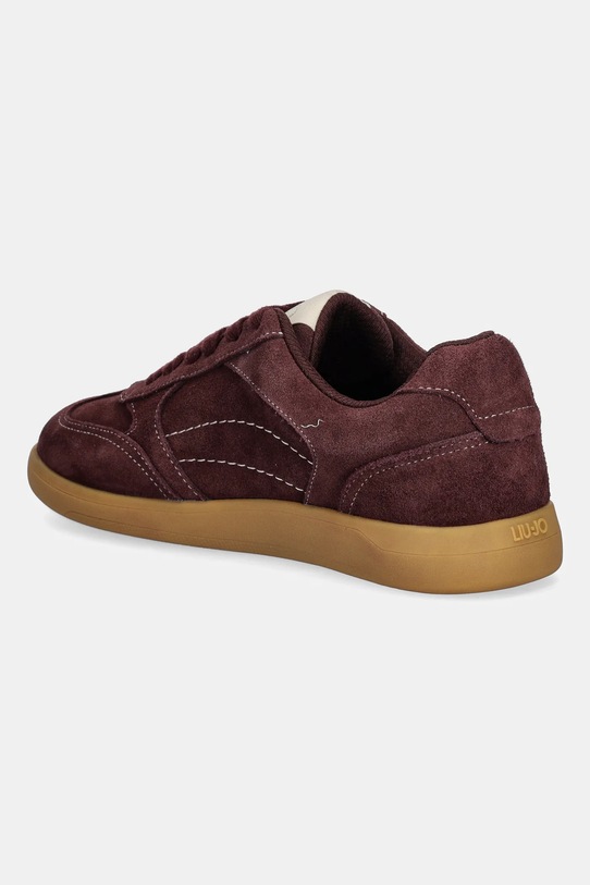 Obuwie Liu Jo sneakersy zamszowe CONNOR 01 BF5069PX002S3805 bordowy