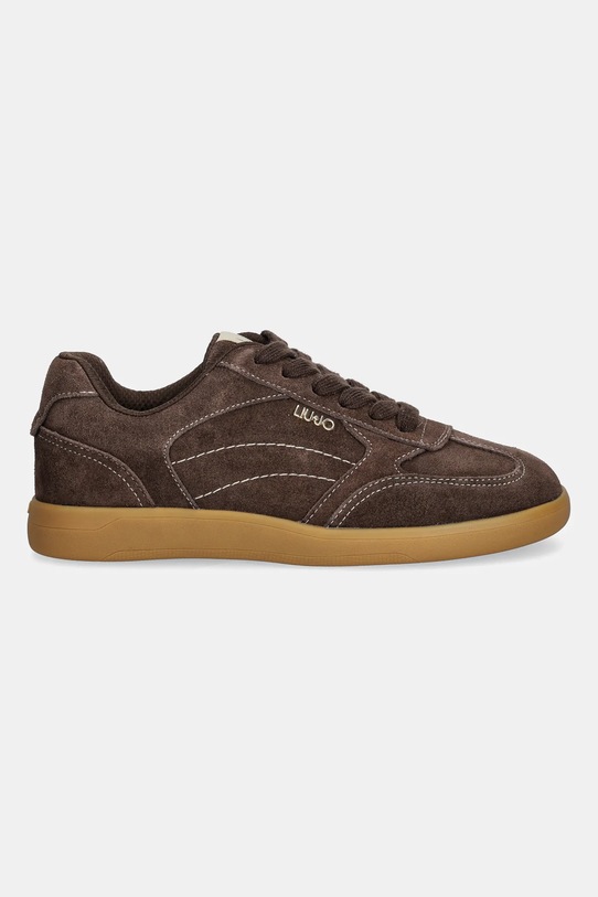 Liu Jo sneakersy zamszowe CONNOR 01 BF5069PX002S3830 brązowy AW25