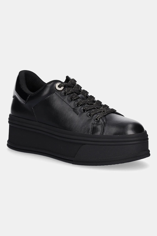 Liu Jo sneakersy skórzane SELMA 16 imitacja skóry licowej czarny BF5039PX53222222