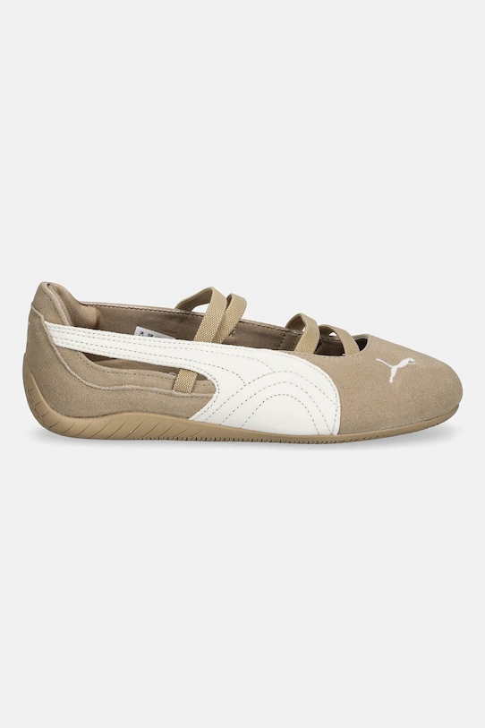Μπαλαρίνες σουέτ Puma Speedcat Ballet 406758 καφέ AW25