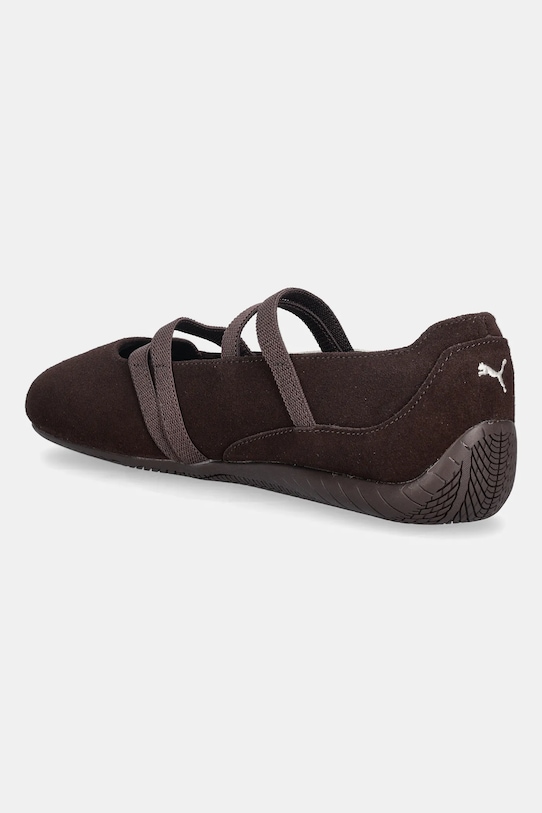 Παπούτσια Μπαλαρίνες σουέτ Puma Speedcat Ballet 406758 καφέ