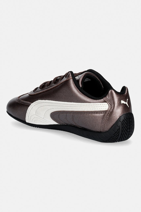 Obuwie Puma sneakersy skórzane Speedcat 403689 brązowy