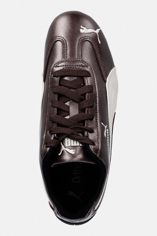 Puma sneakersy skórzane Speedcat brązowy 403689
