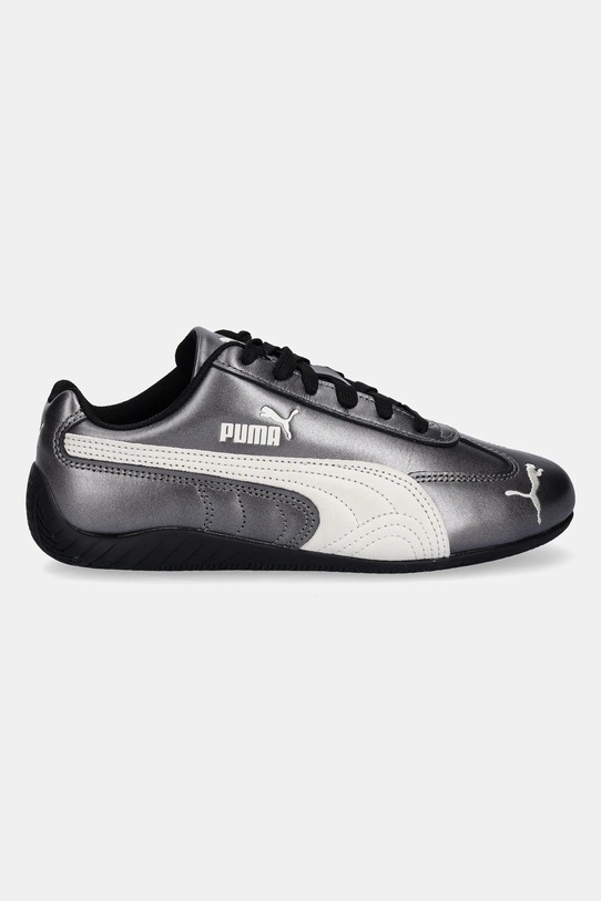 Puma sneakersy skórzane Speedcat 403689 srebrny AW25
