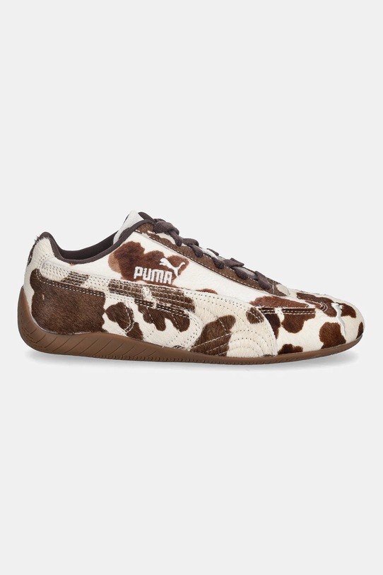 Puma sneakersy skórzane Speedcat Cow Wns 406141 brązowy AW25