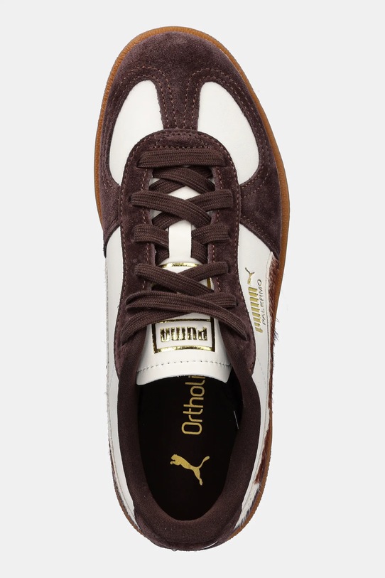 Puma sneakersy skórzane Palermo Cow Wns brązowy 406129