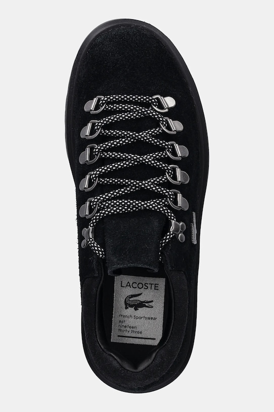Lacoste sneakersy zamszowe Baseshot Winter Sneakers granatowy 50SFA0041