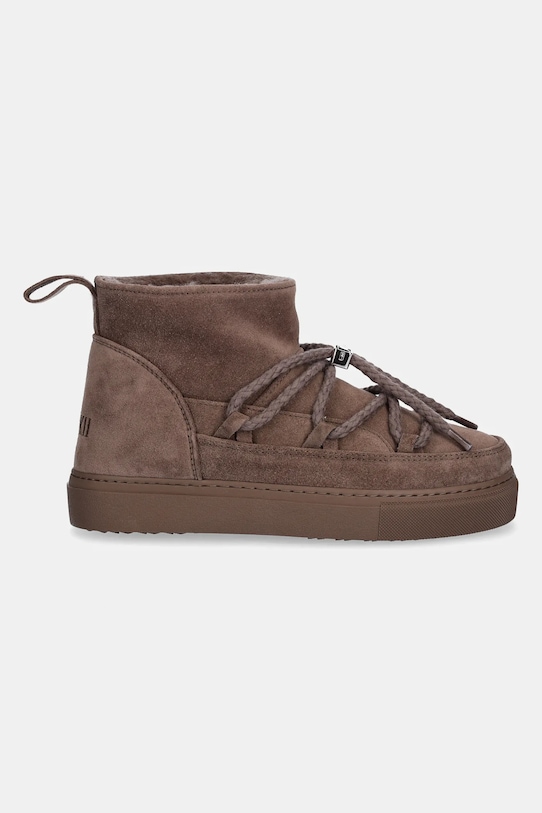 Inuikii cizme de zăpadă din piele întoarsă Classic Low 1001.001.0092.163 maro AW25