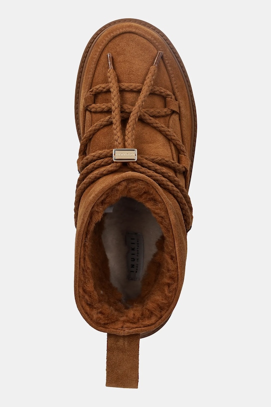 Велурени апрески Inuikii Classic Low Platform жълт 1001.006.0012.660