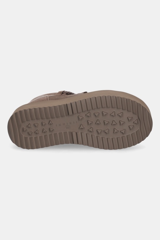 Snežke iz semiša Inuikii Classic Low Platform 1001.006.0012.163 rjava