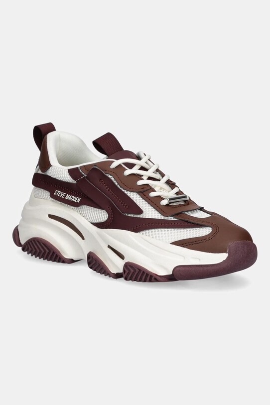 Steve Madden sneakersy Possession-E syntetyczny bordowy 11004652.WSC