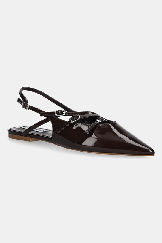 Steve Madden baleriny Cianna imitacja skóry lakierowanej brązowy 11003709.GCP
