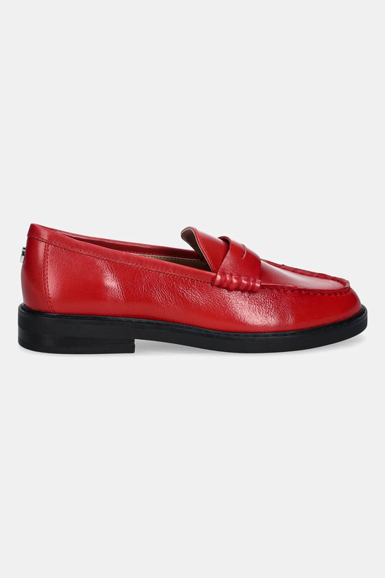 Steve Madden mokasyny skórzane Adison 11004736.CL5 czerwony AW25