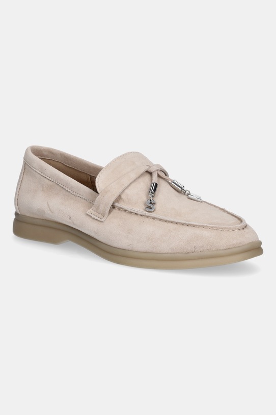 Steve Madden mokasyny zamszowe Portland płaski beżowy 11003148.290